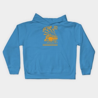 Travel by Rail from Bangkok to Rangoon Kids Hoodie